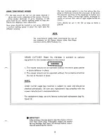 Предварительный просмотр 5 страницы MTD 115-011A Owner'S Operating Service Instruction Manual