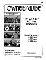 MTD 115-020-000 Owner'S Manual предпросмотр