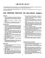 Preview for 2 page of MTD 116-040A Owner'S Operating Service Instruction Manual