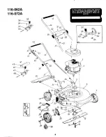 Предварительный просмотр 8 страницы MTD 116-062A Owner'S Operating Service Instruction Manual