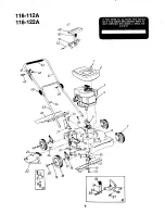 Preview for 6 page of MTD 116-112A Owner'S Operating Service Instruction Manual