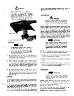 Предварительный просмотр 5 страницы MTD 116-240A Owner'S Operating Service Instruction Manual