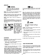 Предварительный просмотр 6 страницы MTD 116-340A Owner'S Operating Service Instruction Manual