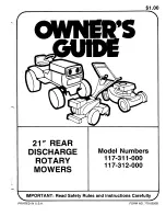 MTD 117-311-000 Owner'S Manual предпросмотр