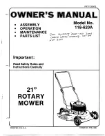 MTD 118-620A Owner'S Manual предпросмотр