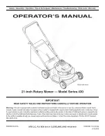 MTD 11A-439Q755 Operator'S Manual предпросмотр