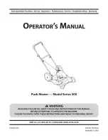 Предварительный просмотр 1 страницы MTD 11A-504C000 Operator'S Manual