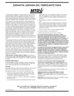 Предварительный просмотр 36 страницы MTD 11A-504E000 Operator'S Manual