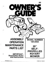 MTD 120-255A Owner'S Manual preview