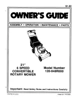 MTD 120-848R000 Owner'S Manual предпросмотр