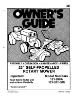 Preview for 1 page of MTD 121-260A Owner'S Manual