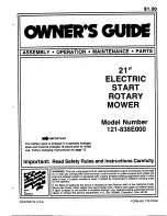 MTD 121-838E000 Owner'S Manual предпросмотр