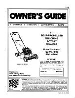 MTD 122-115R000 Owner'S Manual preview