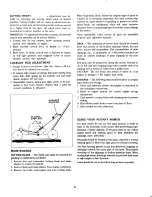 Предварительный просмотр 6 страницы MTD 122-370-033 Operating/Service Instructions Manual