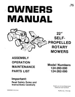 MTD 124-260-000 Owner'S Manual preview