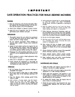 Preview for 2 page of MTD 125-550A Owner'S Operating Service Instruction Manual