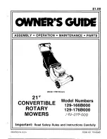 MTD 129-166B000 Owner'S Manual preview