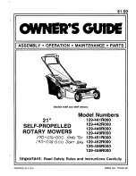 Предварительный просмотр 1 страницы MTD 129-441R000 Owner'S Manual