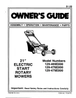 MTD 129-469E000 Owner'S Manual предпросмотр