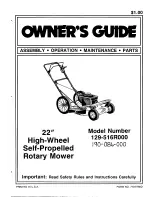 MTD 129-516R000 Owner'S Manual предпросмотр