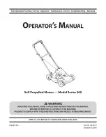 Preview for 1 page of MTD 12A-264A000 Operator'S Manual