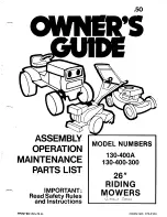 MTD 130-400-300 Owner'S Manual предпросмотр