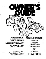 MTD 130-465-300 Owner'S Manual предпросмотр