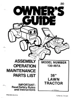 MTD 130-497A Owner'S Manual предпросмотр