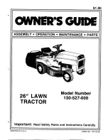 Preview for 1 page of MTD 130-527-000 Owner'S Manual