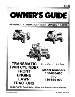 Preview for 1 page of MTD 130-660-000 Owner'S Manual