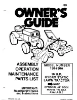 MTD 130-780A Owner'S Manual предпросмотр