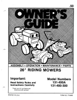 MTD 131-400-300 Owner'S Manual preview