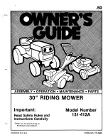 MTD 131-412A Owner'S Manual предпросмотр