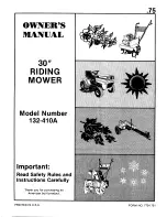 MTD 132-410A Owner'S Manual предпросмотр