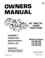 MTD 134-395-000 Owner'S Manual preview