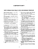 Предварительный просмотр 2 страницы MTD 135-470A Owner'S Operating Service Instruction Manual