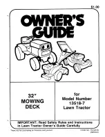 Предварительный просмотр 1 страницы MTD 13518-7 Owner'S Manual