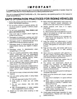 Предварительный просмотр 2 страницы MTD 136-360A Owner'S Operating Service Instruction Manual