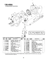 Предварительный просмотр 22 страницы MTD 136-400A Owner'S Operating Service Instruction Manual