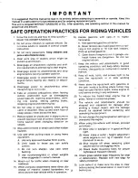 Предварительный просмотр 2 страницы MTD 136-475A Owner'S Operating Service Instruction Manual