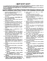 Предварительный просмотр 2 страницы MTD 136-480A Owner'S Operating Service Instruction Manual