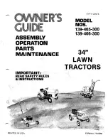 MTD 139-465-300 Owner'S Manual preview