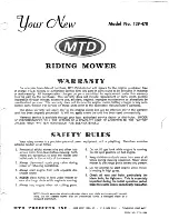 MTD 139-470 Owner'S Manual предпросмотр