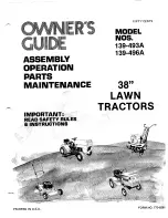 Предварительный просмотр 1 страницы MTD 139-493A Owner'S Manual