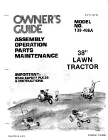 MTD 139-498A Owner'S Manual предпросмотр