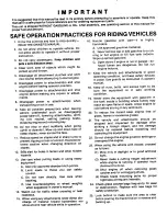 Preview for 2 page of MTD 146-960A Owner'S Operating Service Instruction Manual