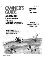 Предварительный просмотр 1 страницы MTD 149-990A Owner'S Manual