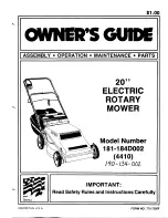 MTD 181-184D002 Owner'S Manual предпросмотр