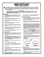 Preview for 2 page of MTD 181-222A002 Owner'S Manual