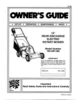 MTD 183-387-000 Owner'S Manual preview